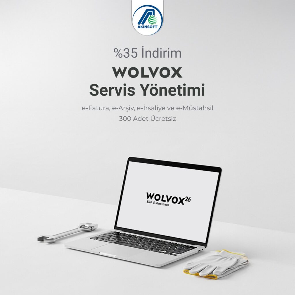 Wolvox Servis Yönetimi %35 İndirim